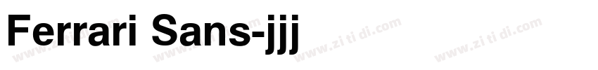 Ferrari Sans字体转换